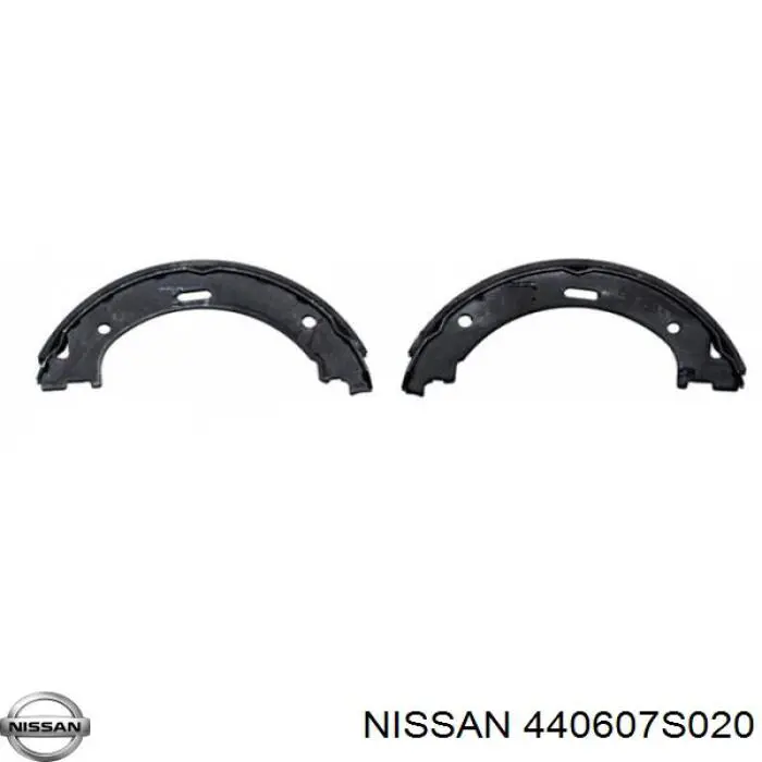 440607S020 Nissan/Infiniti Sapatas do freio de estacionamento