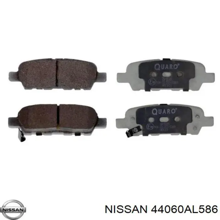 Sapatas do freio traseiras de disco Nissan/Infiniti 44060AL586 preço, a partir de 20,61 USD