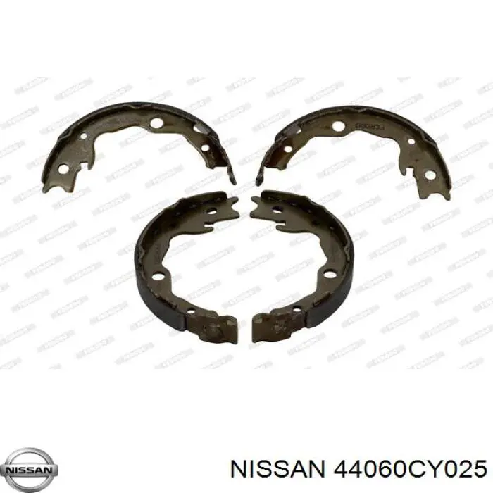 44060CY025 Nissan/Infiniti Sapatas do freio de estacionamento