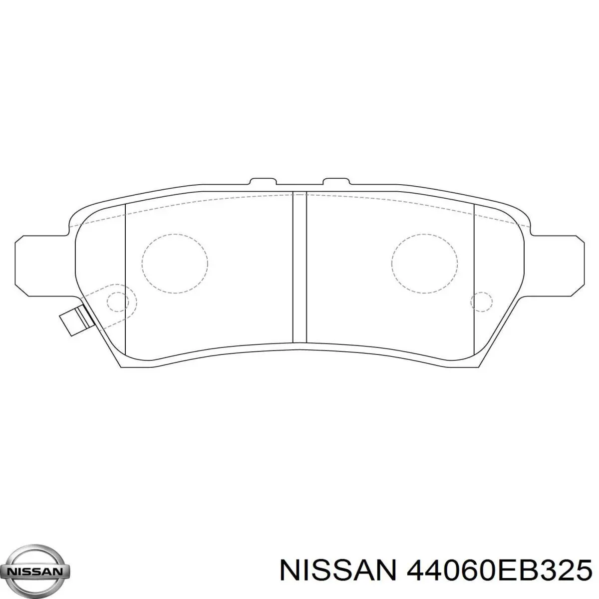 Sapatas do freio traseiras de disco Nissan/Infiniti 44060EB325 preço, a partir de 24,95 USD