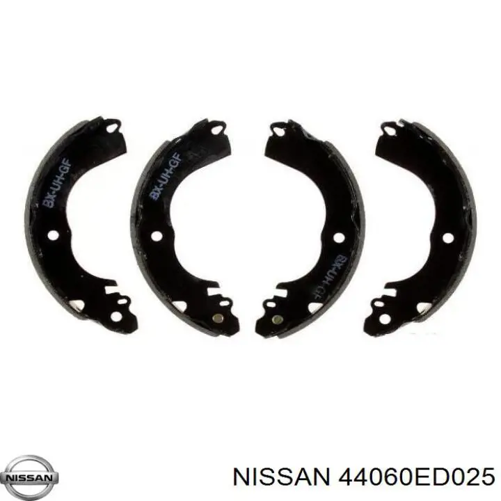 Sapatas do freio traseiras de tambor 44060ED025 Nissan/Infiniti