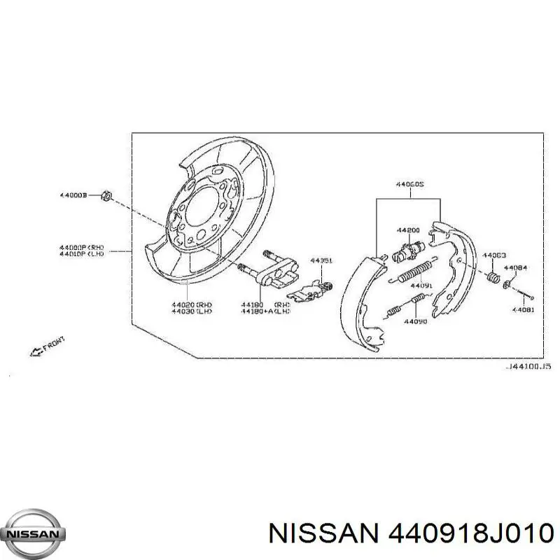  Nissan/Infiniti 440918J010 preço, a partir de 16,97 USD