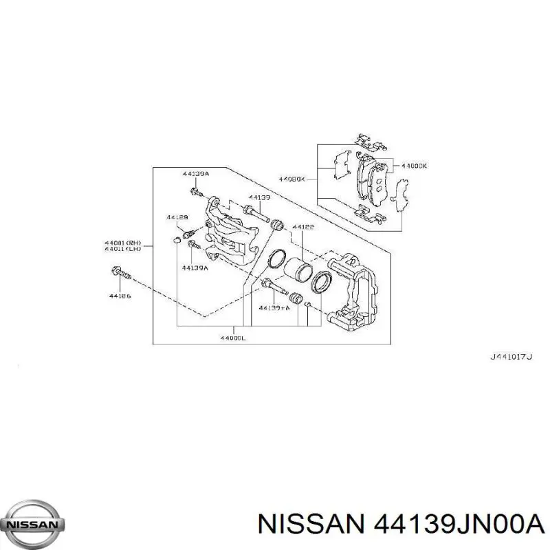 44139JN00A Nissan/Infiniti 