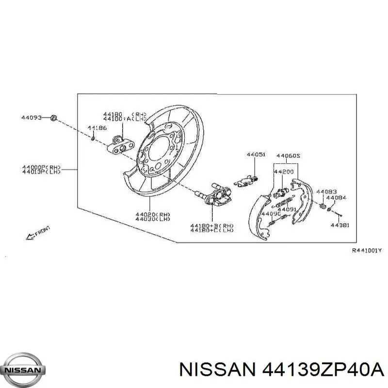 Guia de suporte traseiro Nissan/Infiniti 44139ZP40A preço, a partir de 19,62 USD