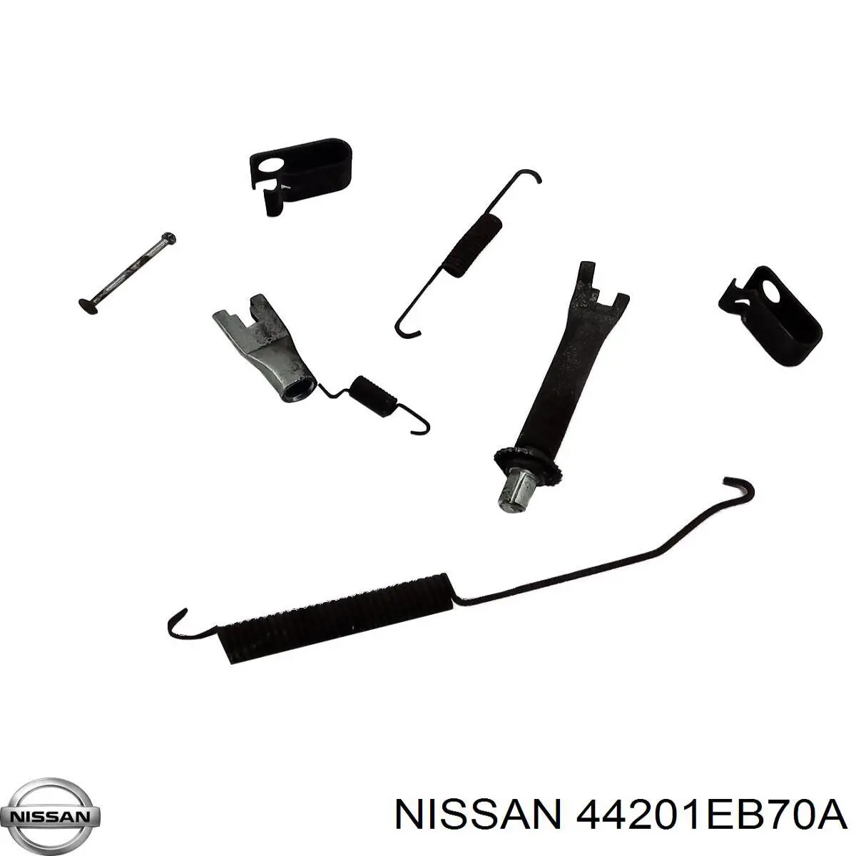 44201EB70A Nissan/Infiniti Mecanismo de aproximação (de auto-aproximação) das sapatas de tambor (kit de reparação levadiça)