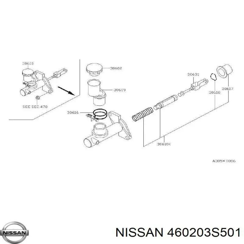 Nissan/Infiniti 460203S501 preço, a partir de 42,38 USD