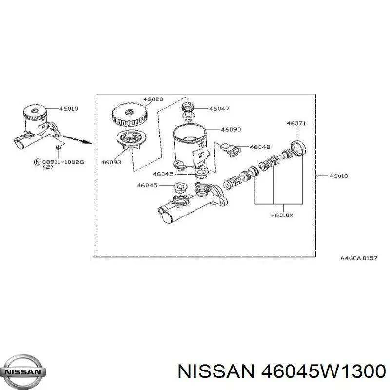 Compre 46045W1300 Nissan/Infiniti 