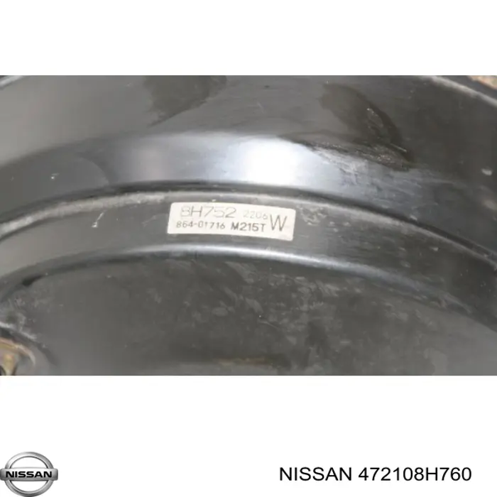 Reforçador dos freios a vácuo Nissan/Infiniti 472108H760 preço, a partir de 59,80 USD
