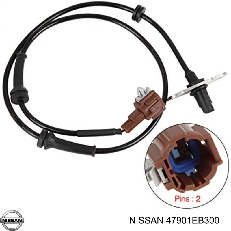 Compre 47901EB300 Nissan/Infiniti Sensor ABS traseiro esquerdo