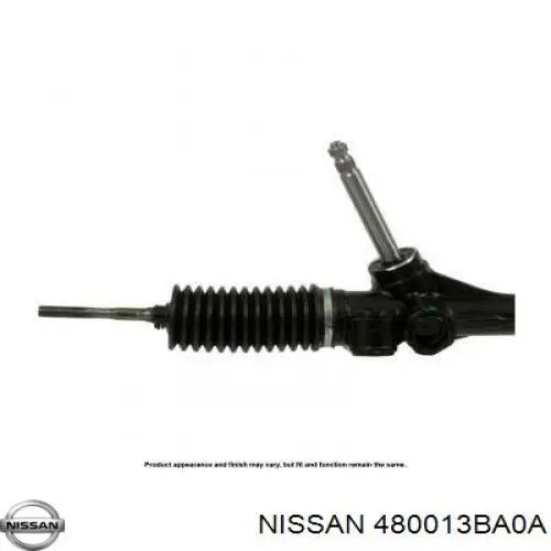 480013BA0A Nissan/Infiniti Cremalheira da direção
