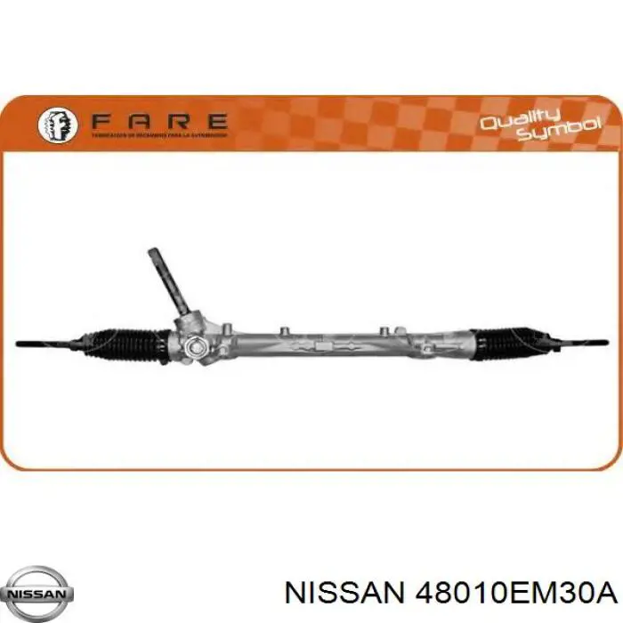 48010EM30A Nissan/Infiniti Cremalheira da direção