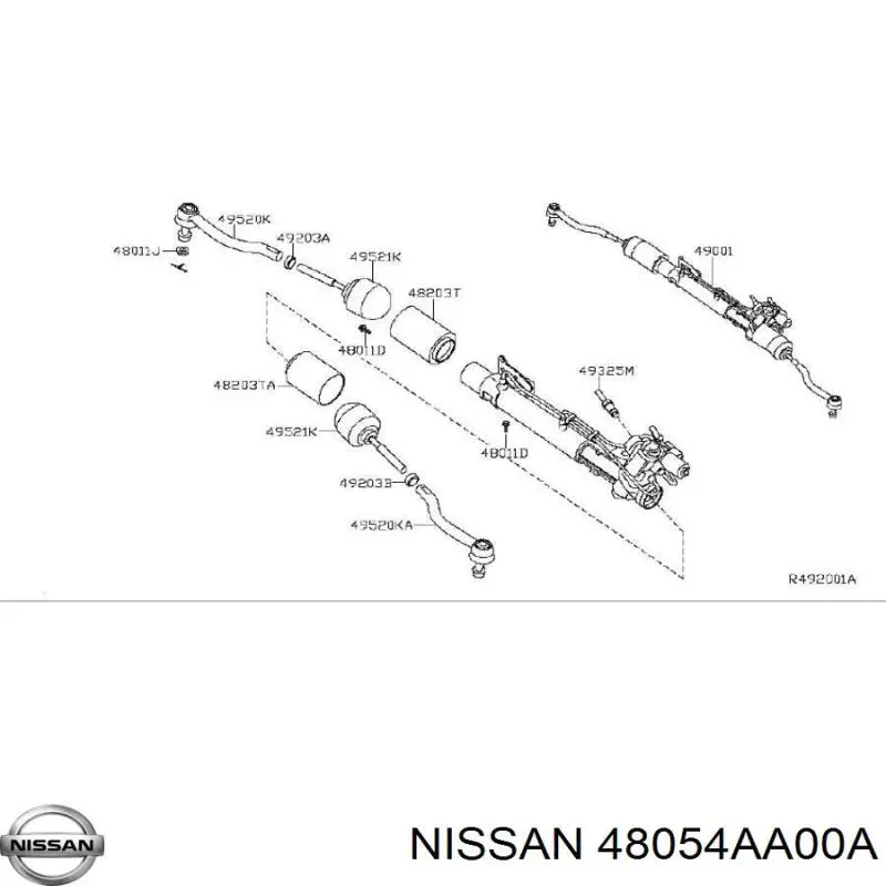  Nissan/Infiniti 48054AA00A preço, a partir de 16,87 USD