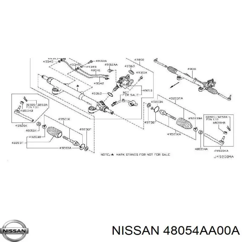 Compre 48054AA00A Nissan/Infiniti 