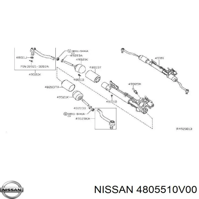  Nissan/Infiniti 4805510V00 preço, a partir de 20,72 USD