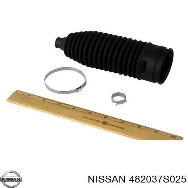 482037S025 Nissan/Infiniti Bota de proteção do mecanismo de direção (de cremalheira)