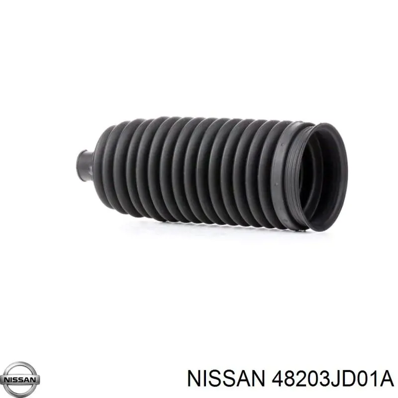 Compre 48203JD01A Nissan/Infiniti Bota de proteção do mecanismo de direção (de cremalheira)