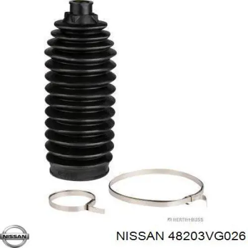 Bota de proteção esquerda do mecanismo de direção (de cremalheira) Nissan/Infiniti 48203VG026 preço, a partir de 20,16 USD