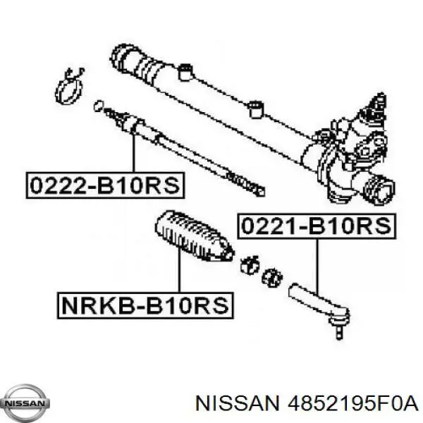 Tração de direção Nissan/Infiniti 4852195F0A preço, a partir de 18,35 USD