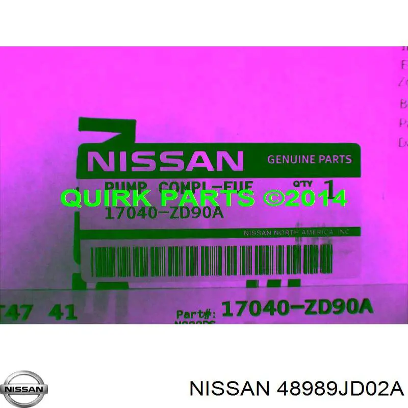 48989JD02A Nissan/Infiniti Bota de proteção esquerda do mecanismo de direção (de cremalheira)