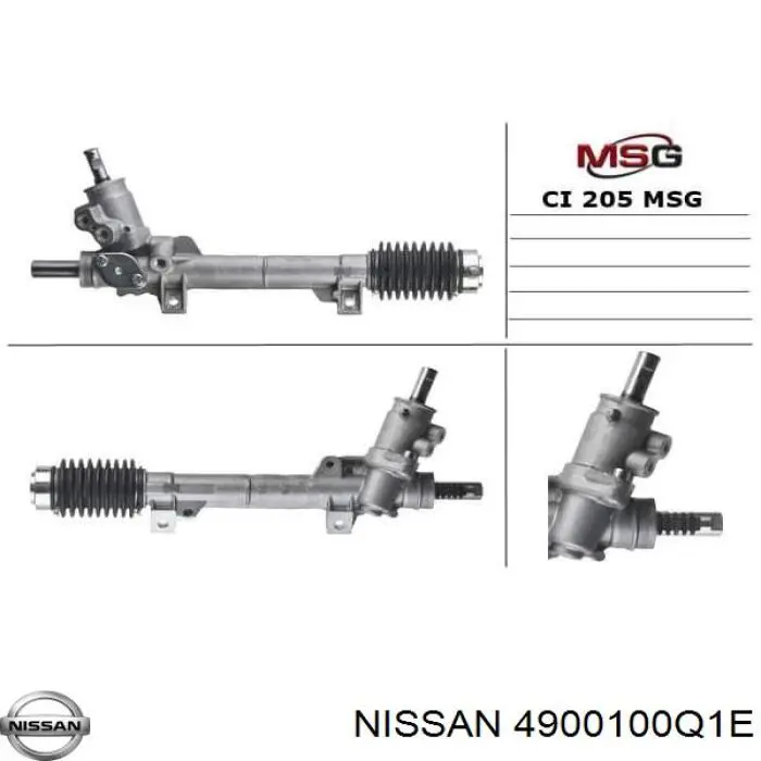 Cremalheira da direção Nissan/Infiniti 4900100Q1E preço, a partir de 189,31 USD