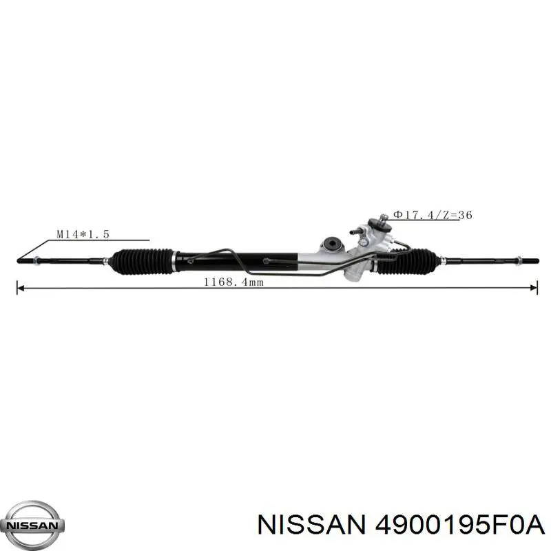 Cremalheira da direção Nissan/Infiniti 4640131050 preço, a partir de 242,45 USD