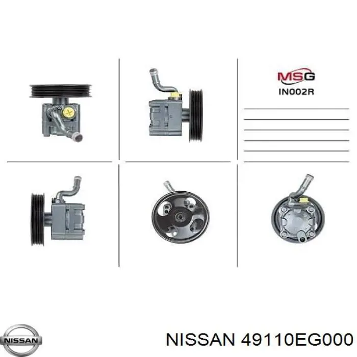 49110EG000 Nissan/Infiniti Bomba da Direção hidrâulica assistida