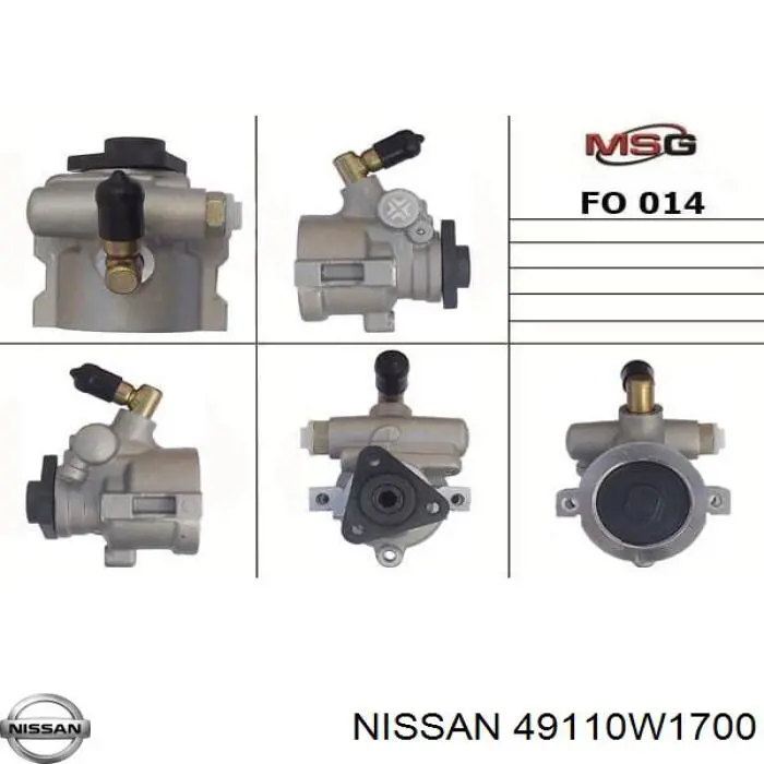 Compre 49110C6000 Nissan/Infiniti Bomba da Direção hidrâulica assistida