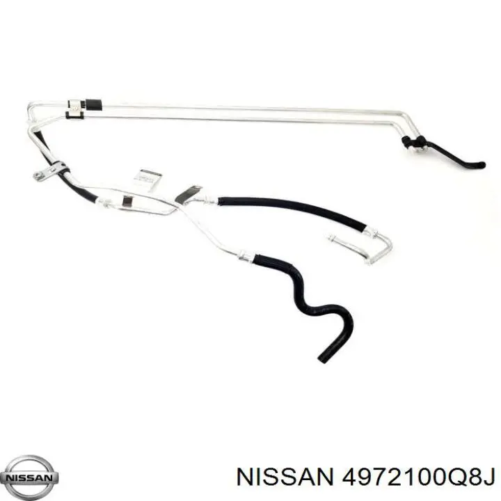 Mangueira da Direção hidrâulica assistida de pressão baixa, desde a cremalheira (do mecanismo) até o tanque Nissan/Infiniti 4972100Q8J