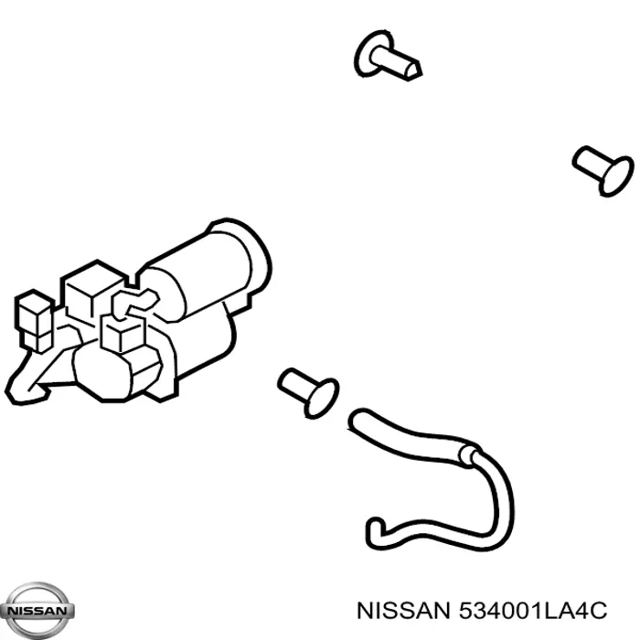 534001LA4C Nissan/Infiniti Compressor de bombeio pneumático (de amortecedores)