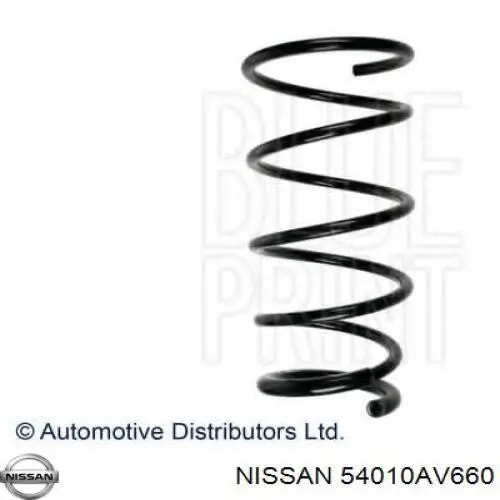 Mola dianteira Nissan/Infiniti 54010AV660 preço, a partir de 74,84 USD