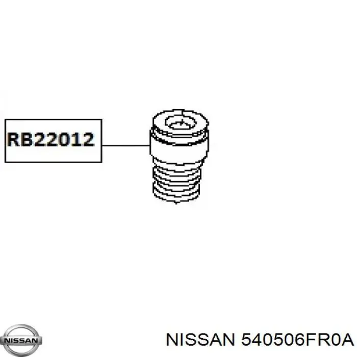 Pára-choque (grade de proteção) de amortecedor dianteiro Nissan/Infiniti 540506FR0A preço, a partir de 25,41 USD