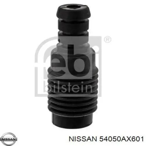 54050AX601 Nissan/Infiniti Pára-choque (grade de proteção) de amortecedor dianteiro + bota de proteção