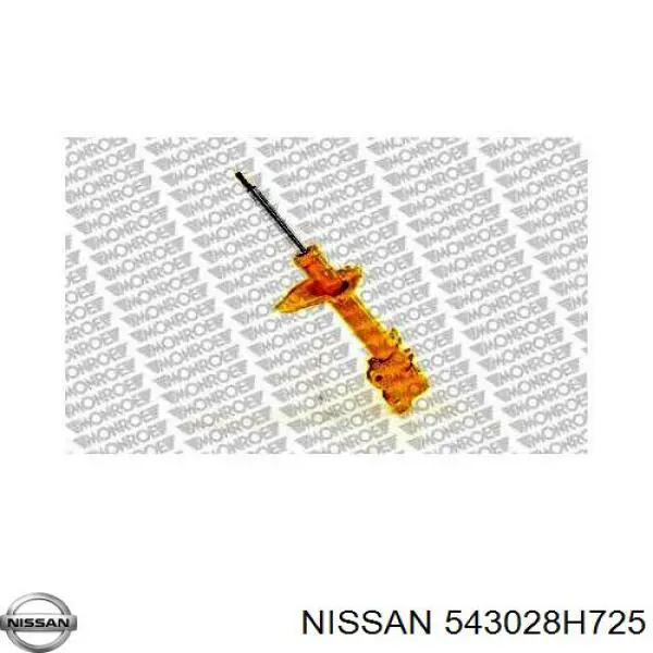 Amortecedor dianteiro direito Nissan/Infiniti 543028H725 preço, a partir de 74,20 USD