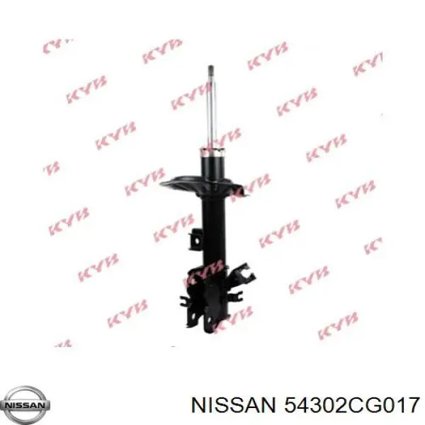 Amortecedor dianteiro direito Nissan/Infiniti 54302CG017 preço, a partir de 81,92 USD