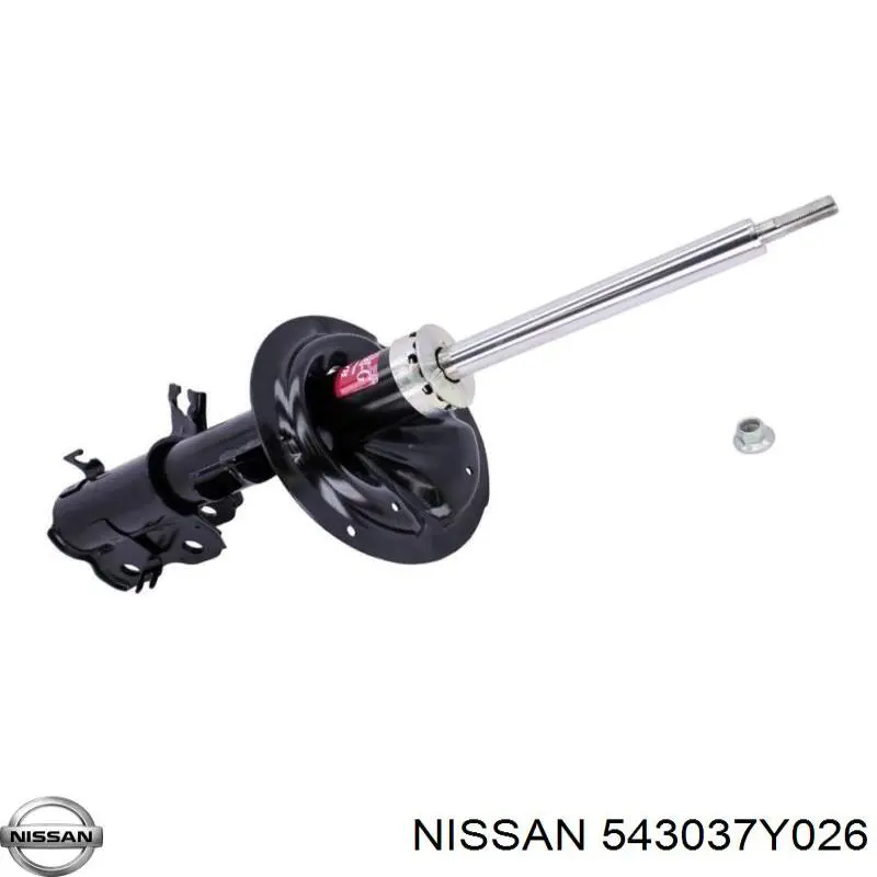 Amortecedor dianteiro esquerdo 543037Y026 Nissan/Infiniti