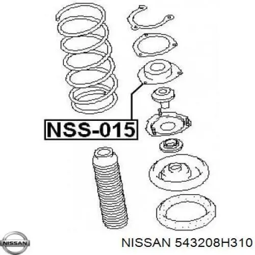543208H310 Nissan/Infiniti Suporte de amortecedor dianteiro