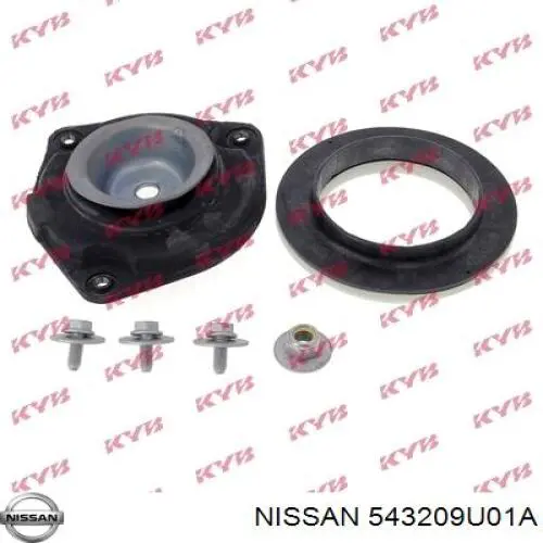 Compre 543209U01A Nissan/Infiniti Suporte de amortecedor dianteiro direito