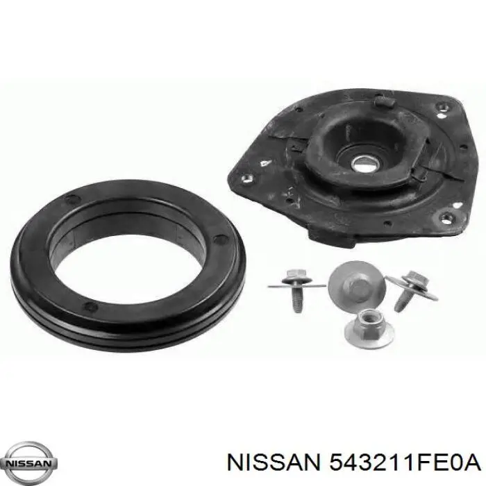 543211FE0A Nissan/Infiniti Suporte de amortecedor dianteiro esquerdo