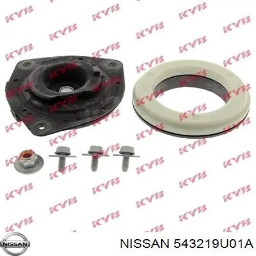 Compre 543219U01A Nissan/Infiniti Suporte de amortecedor dianteiro esquerdo
