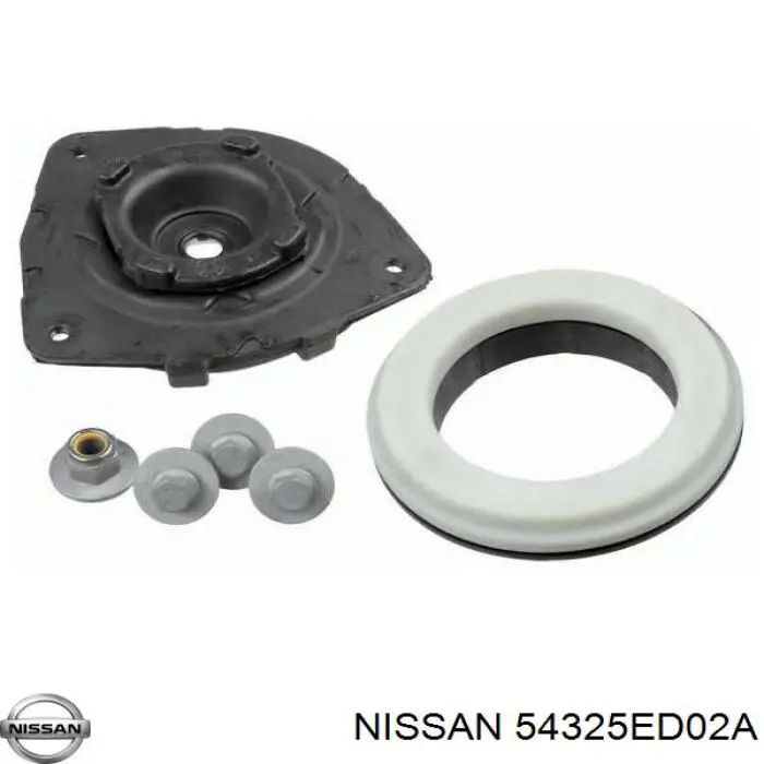 54325ED02A Nissan/Infiniti Rolamento de suporte do amortecedor dianteiro