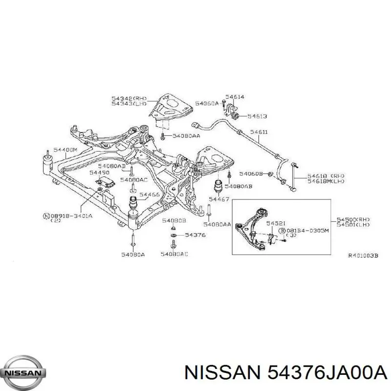 54376JA00A Nissan/Infiniti 