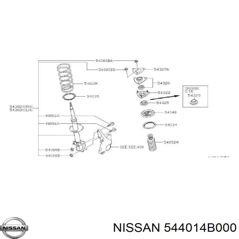 Viga de suspensão dianteira (plataforma veicular) Nissan/Infiniti 544010M010 preço, a partir de 307,07 USD