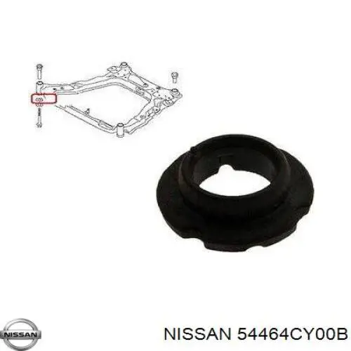 Bloco silencioso (coxim) de viga dianteira (de plataforma veicular) Nissan/Infiniti 54464CY00B preço, a partir de 7,58 USD