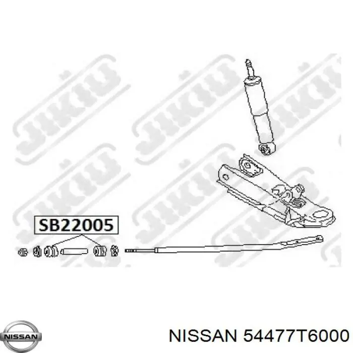 Bucha de estabilizador traseiro Nissan/Infiniti 54477T6000 preço, a partir de 4,78 USD