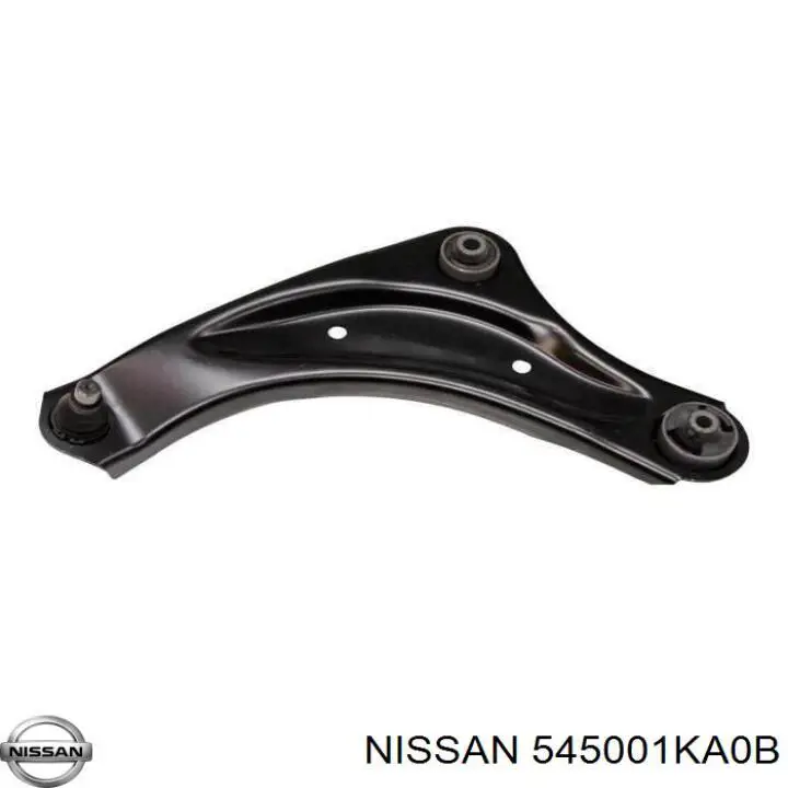 545001KA0B Nissan/Infiniti Braço oscilante inferior direito de suspensão dianteira