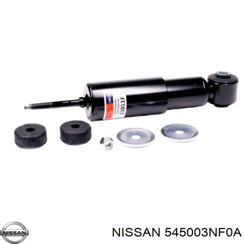 545003NF0A Nissan/Infiniti Braço oscilante inferior direito de suspensão dianteira