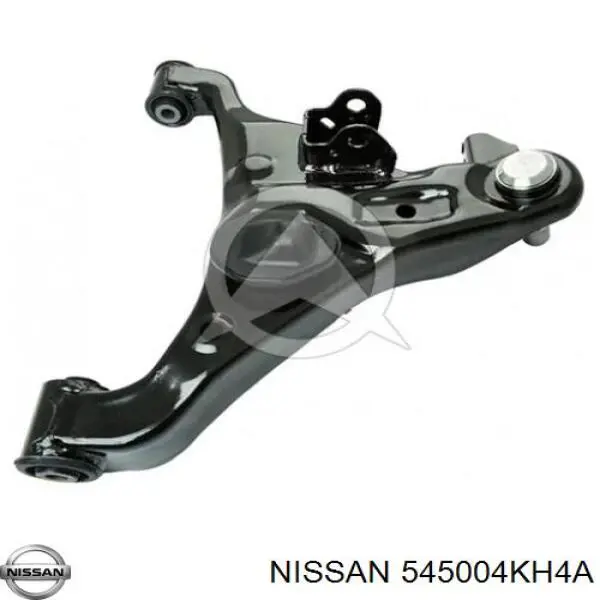 545004KH4A Nissan/Infiniti Braço oscilante inferior direito de suspensão dianteira
