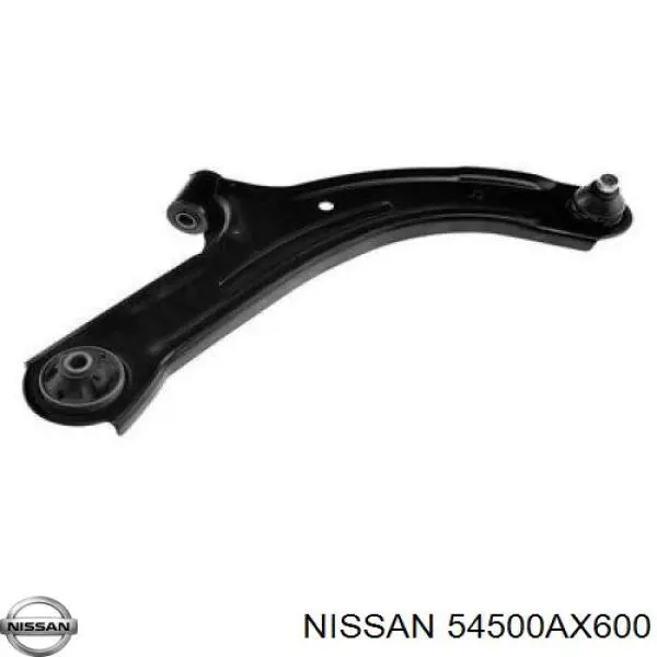 54500AX600 Nissan/Infiniti Braço oscilante inferior direito de suspensão dianteira