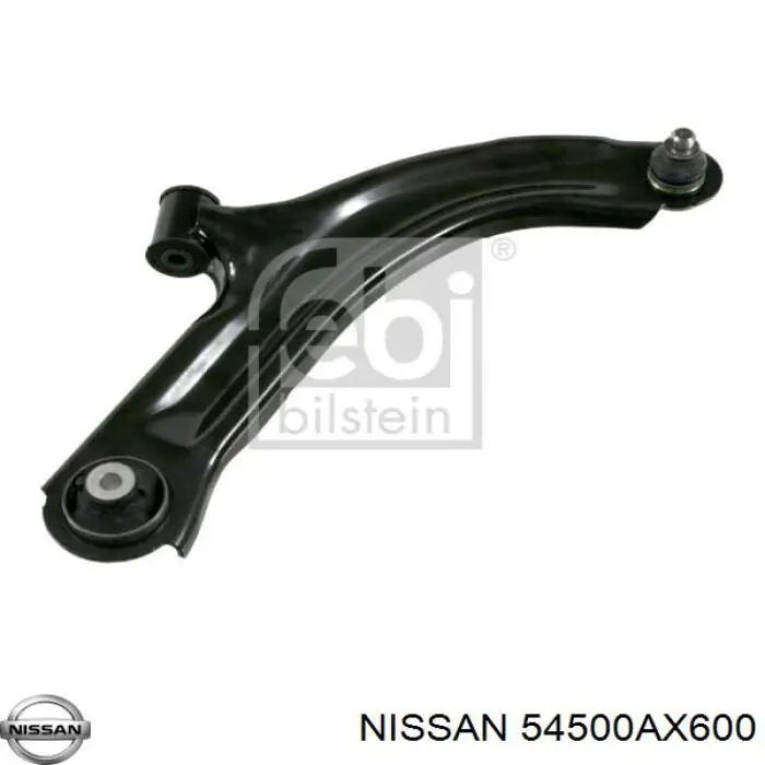 Braço oscilante inferior direito de suspensão dianteira Nissan/Infiniti 54500AX600 preço, a partir de 49,48 USD