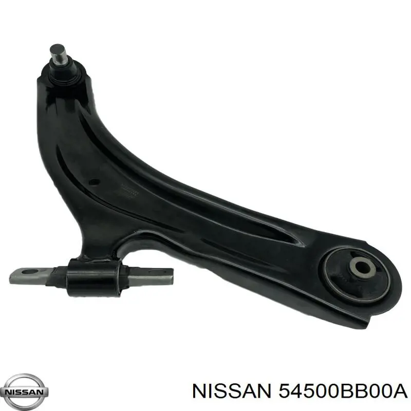 Compre 54500BB00A Nissan/Infiniti Braço oscilante inferior direito de suspensão dianteira